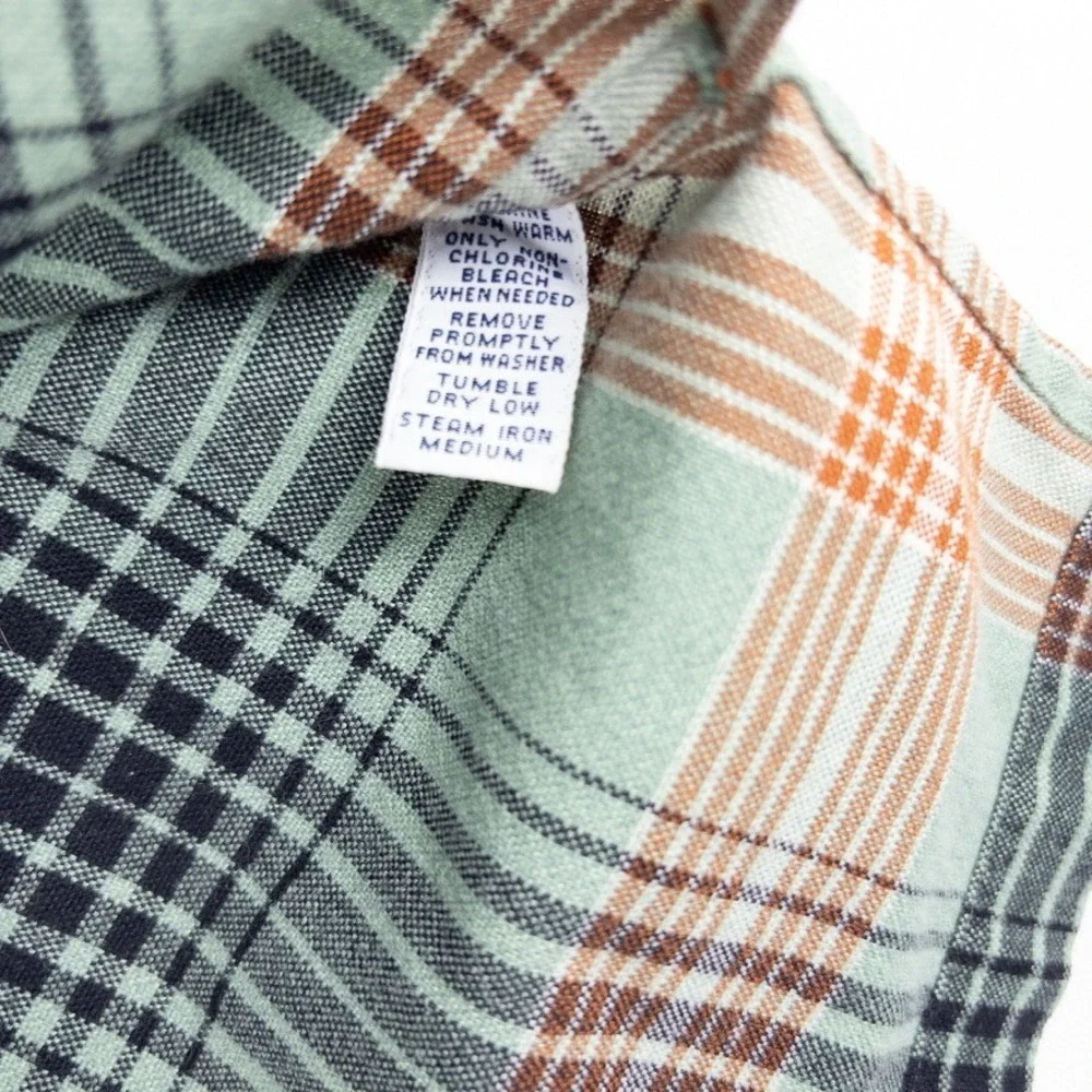 Polo Ralph Lauren‎ Flannel Mens XL Blue Ski Camp Plaid Workwear Vintage Shirt